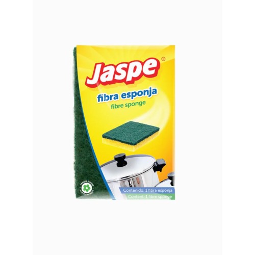Esponja JASPE verde/amarilla