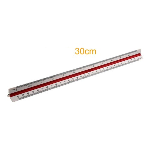 Escalímetro 30cm c/estuche