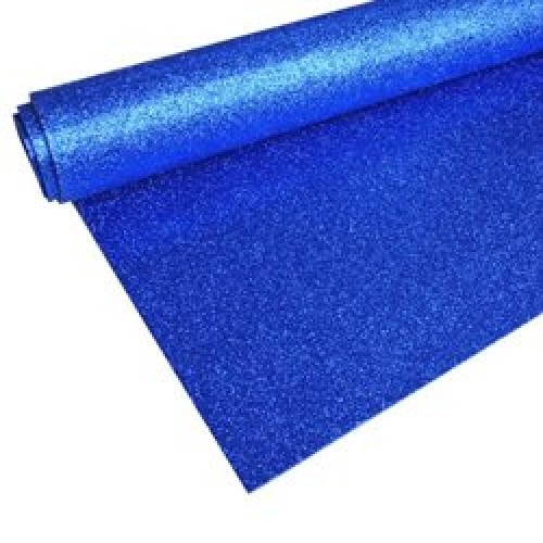 Goma eva c/brillantina 60x40cm Azul