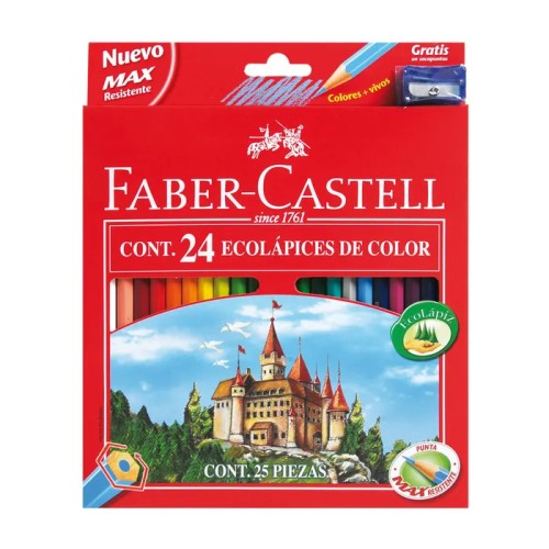 Lápices color FABER CASTELL 24u