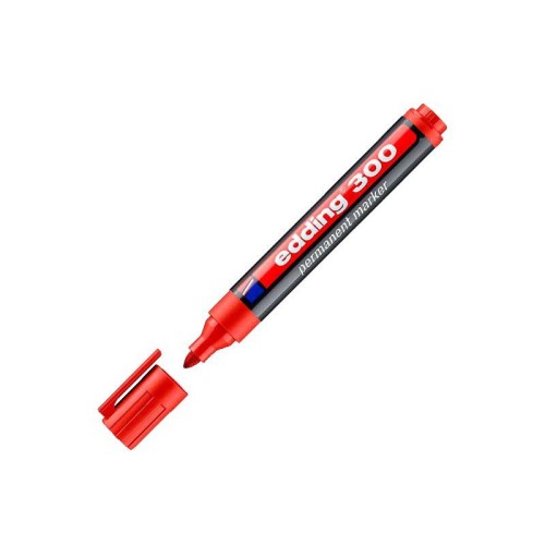 Marcador EDDING 300 perm. Rojo