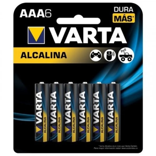 Pila AAA alcalina VARTA/RAYOVAC x6