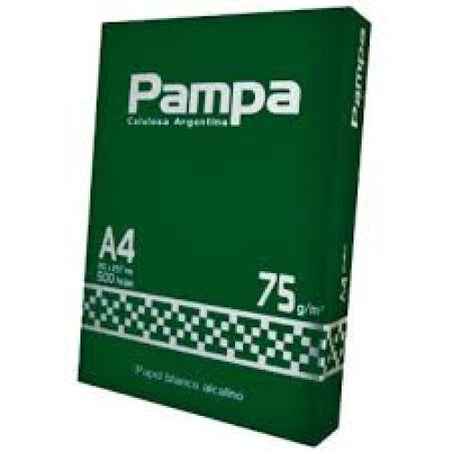 Papel PAMPA A4 75g 500h