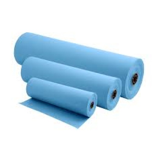 Papel tienda azul en rollo (kg)