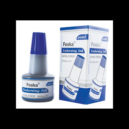Tinta p/sello de goma Azul