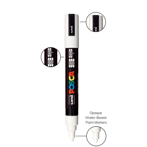 Marcador de pintura 2.5mm Blanco